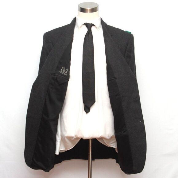 JOS A BANK Men's Blazer Sportcoat Jacket 44L Wool Charcoal‎ D080472 - Picture 10 of 12